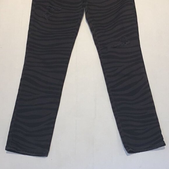 J Brand Black Dazzle Destruct Jeans Size 24 - Picture 8 of 13